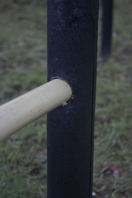 click to enlarge yotsume-gaki - dobuchi fitting detail