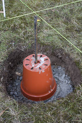 concrete footings plus casting concrete pier