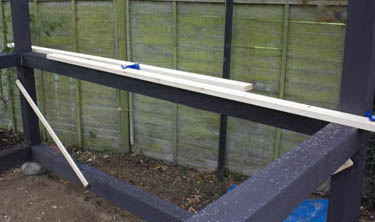click to enlarge back girt clamping detail