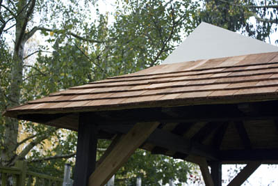 laying shingles